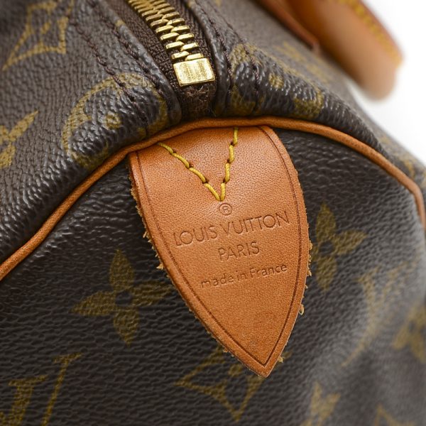 005244157 6 Louis Vuitton Monogram Speedy 25 Handbag Brown