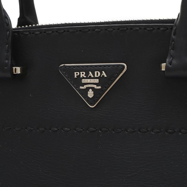 005244218 5 Prada 2way Handbag City Calf Black