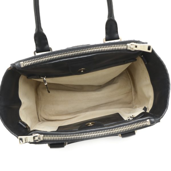 005244218 6 Prada 2way Handbag City Calf Black