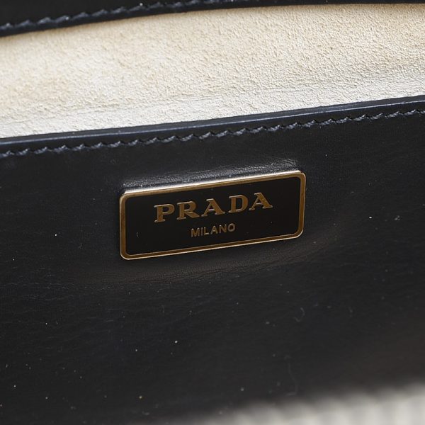 005244218 7 Prada 2way Handbag City Calf Black