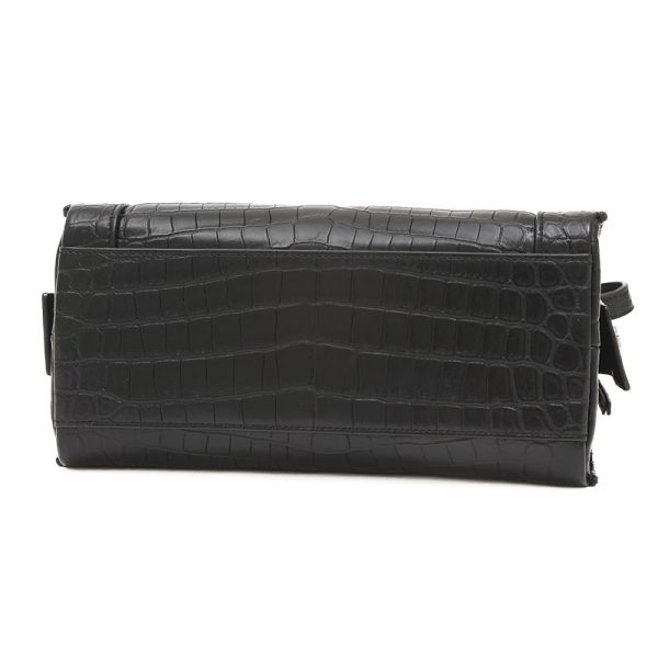 005246885 8 Saint Laurent Paris Eastside 2Way Bag Croco Embossed Black