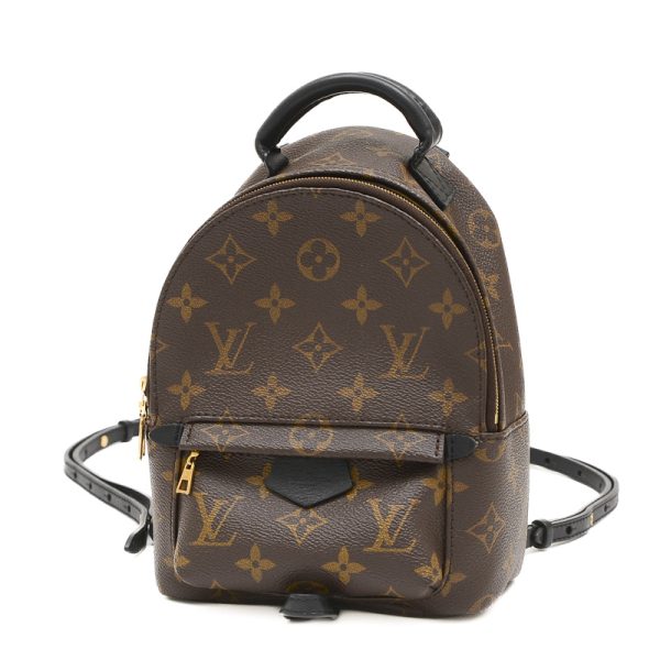 005249015 1 Louis Vuitton Monogram Palm Springs Backpack Brown