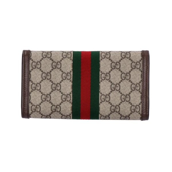 00813 2 Gucci Continental Wallet GG Supreme