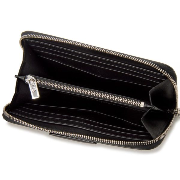 00d0013 Givenchy Antigona Long Zip Wallet Black