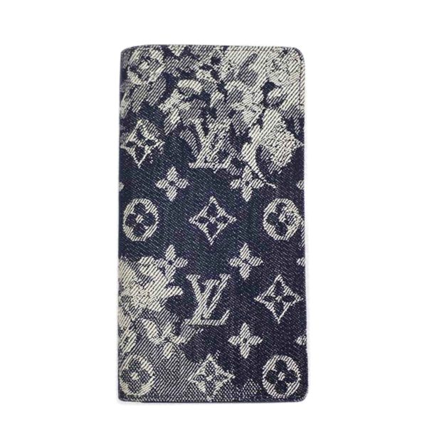 01066 2 Louis Vuitton Portefeuille Braza NM Tapestry Monogram Navy