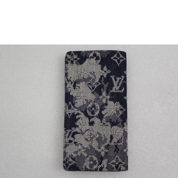 01066 3 Louis Vuitton Portefeuille Braza NM Tapestry Monogram Navy