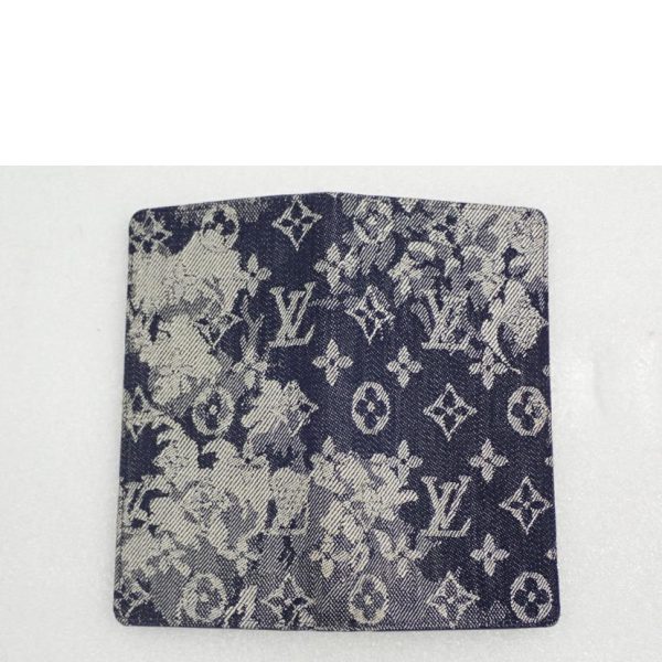 01066 4 Louis Vuitton Portefeuille Braza NM Tapestry Monogram Navy