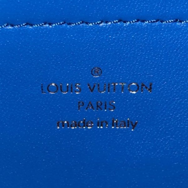 014653s 9 Louis Vuitton Pochette Cousin Monogram Clutch Bag Blue