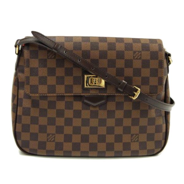 01498 1 Louis Vuitton Buzas Roseberry Damier Ebene Brown Bag