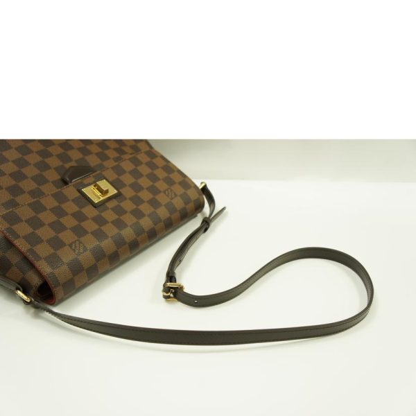 01498 4 Louis Vuitton Buzas Roseberry Damier Ebene Brown Bag