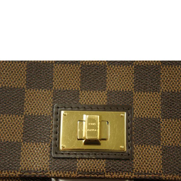 01498 7 Louis Vuitton Buzas Roseberry Damier Ebene Brown Bag