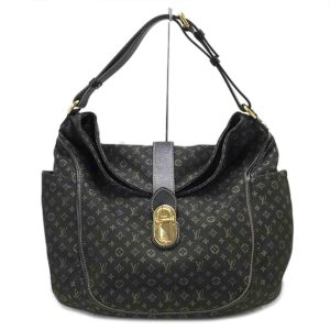 04026 1 Gucci GG Marmont Leather Shoulder Bag Black