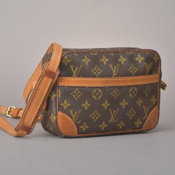 040511 602 2 Louis Vuitton Trocadero Shoulder Bag Leather Brown