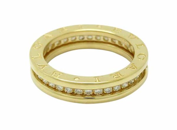 041106 06 03 BVLGARI Pink Gold Ring B Zero One