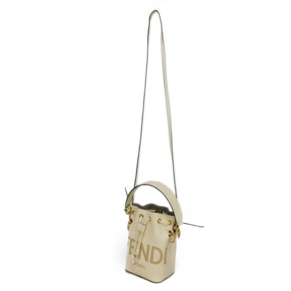 04270h 2 Fendi Mini Mon Tresor Handbag Bianco Ice