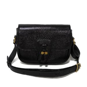 04308h 1 Gucci Horsebit Zumi Quilted Chain Shoulder Bucket Bag Black