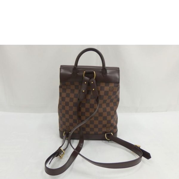 04499 2 Louis Vuitton Soho Leather Backpack Brown