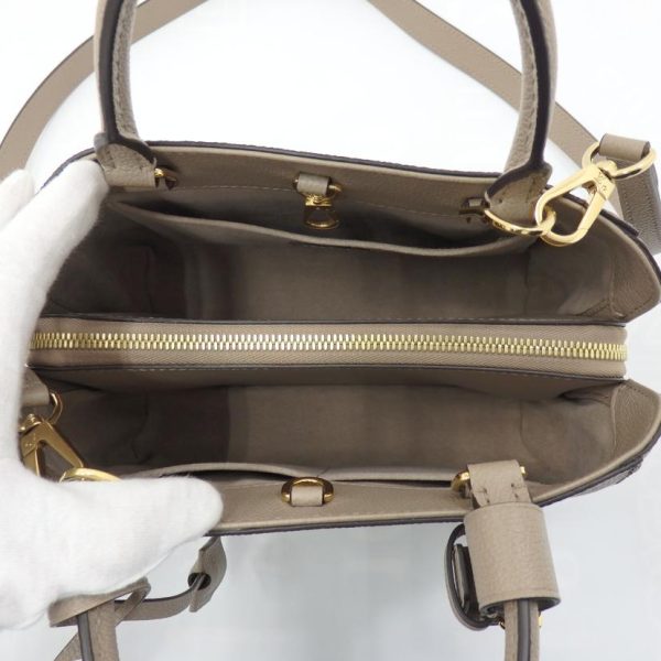 04662 5 Louis Vuitton Montaigne BB Empreinte Tourtler Bag Tourterelle Crème