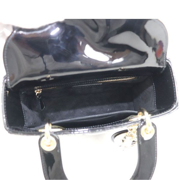 0486301 13 Christian Dior Lady Dior Classic Small Bag Black