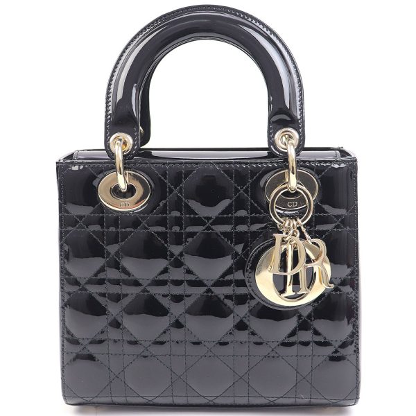 0486301 2 Christian Dior Lady Dior Classic Small Bag Black