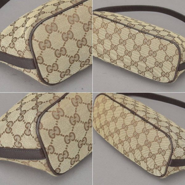 050524 56 8 Gucci Accessory Pouch Handbag Gg Canvas Sherry Line Mini Bag Beige