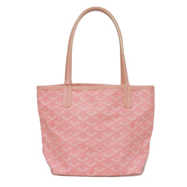 05060h 1 Goyard Saint Louis Junior Tote Bag Pink