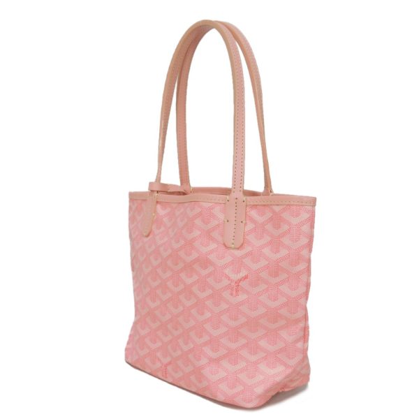 05060h 2 Goyard Saint Louis Junior Tote Bag Pink