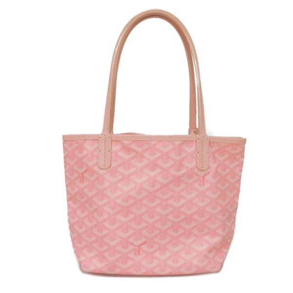 05060h 4 Goyard Saint Louis Junior Tote Bag Pink