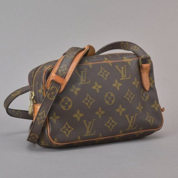 051213 09 2 Louis Vuitton Pochette Marly Bandouliere Shoulder Bag Monogram Leather