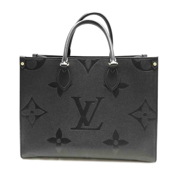 05764 1 Louis Vutton On The Go MM Empriente Bag Black