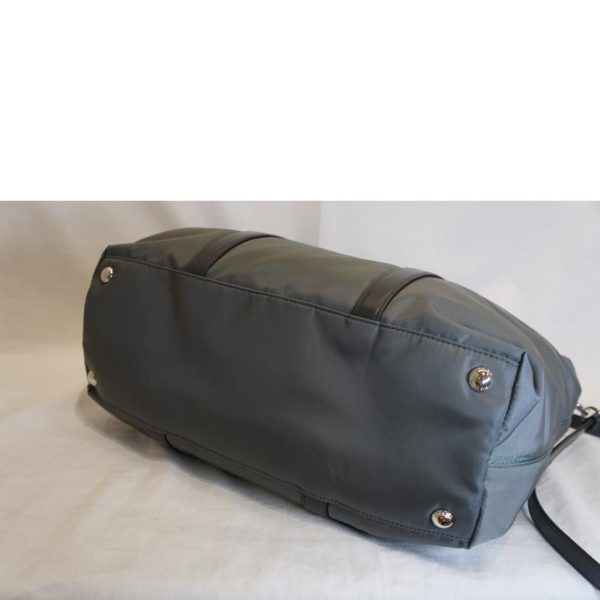 05820 3 Prada Nylon 2Way Bag Gray