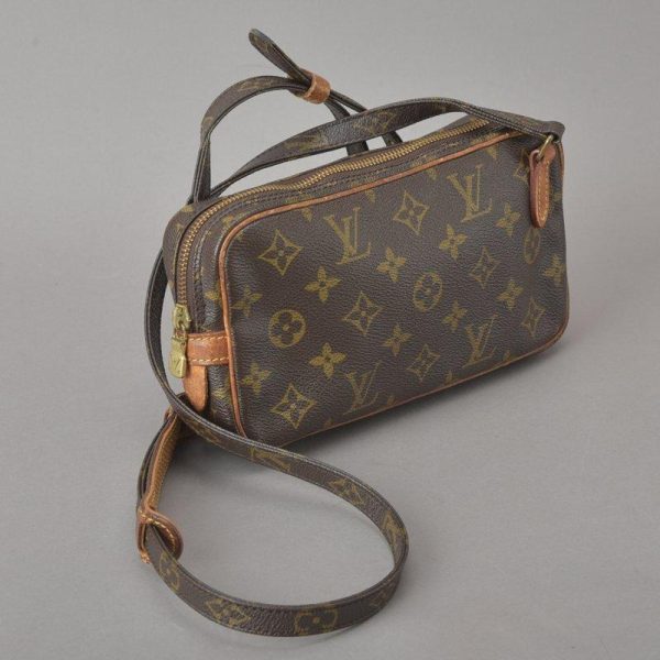 060207 003 2 Louis Vuitton Pochette Marly Bandouliere Shoulder Bag Monogram Leather