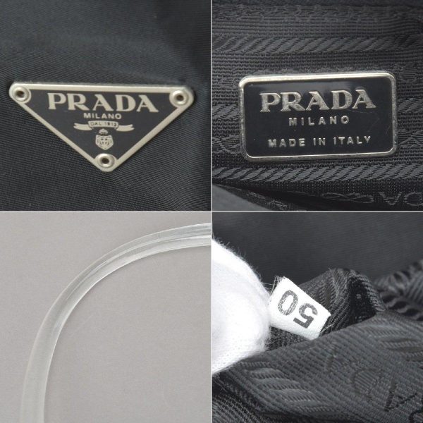 060328 52 9 Prada One Shoulder Bag Nylon Black