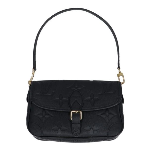 06069 1 Louis Vuitton Diane Monogram Empreinte Bag Black