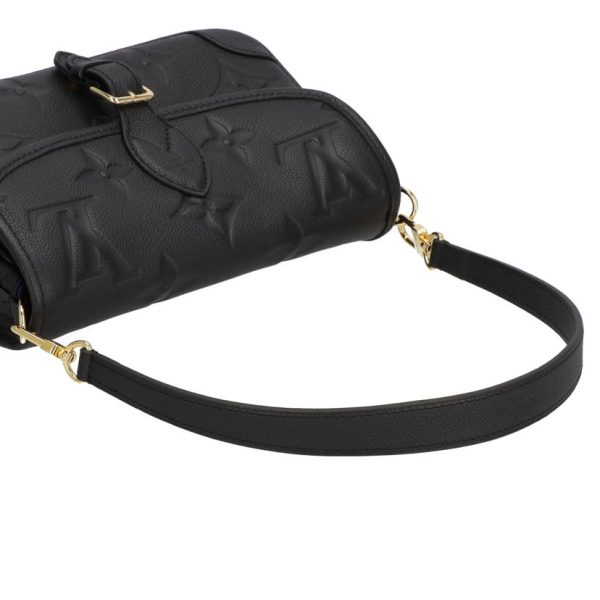 06069 4 Louis Vuitton Diane Monogram Empreinte Bag Black