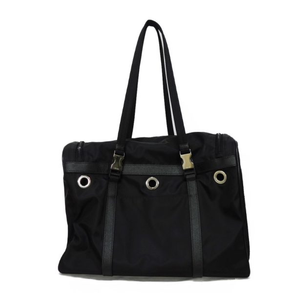 06342g 4 Prada Re Nylon Saffiano Pet Tote Bag Black