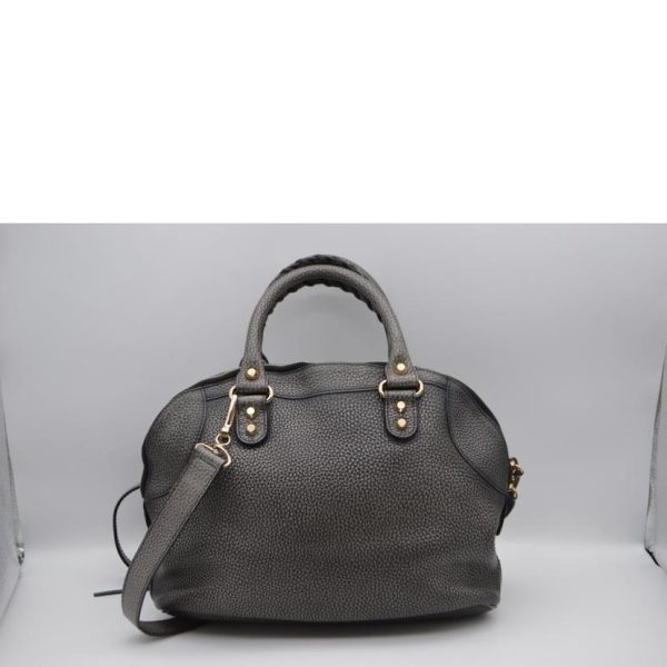 07312 2 Balenciaga Classic Bowling XS Bag Dark Gray