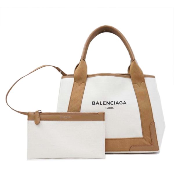 07418 1 Balenciaga Navy Cabas Bag