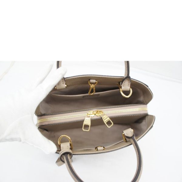 08605 5 Louis Vuitton Montaigne BB Empreinte Bag Beige