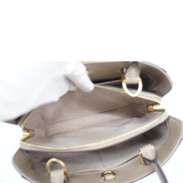 08605 6 Louis Vuitton Montaigne BB Empreinte Bag Beige