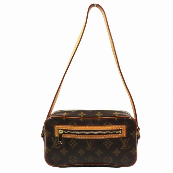 095 202404130002 1 Louis Vuitton Pochette City Monogram Shoulder Bag Brown