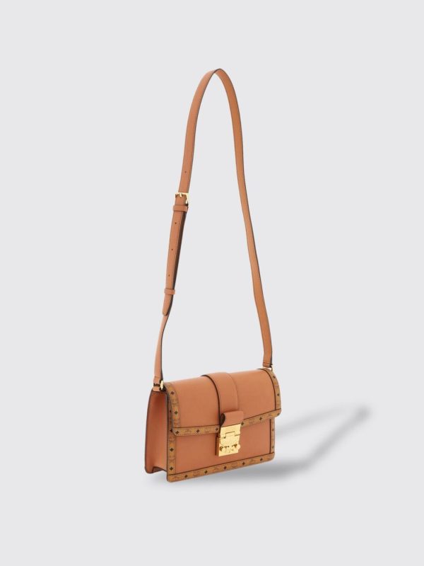 0f2e4939dbdbcd6 gi 3 MCM Shoulder Bag Tan