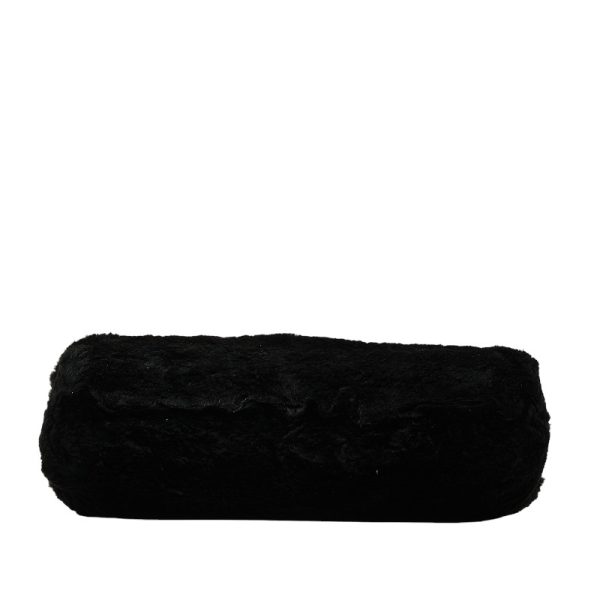 1 0127602 4 Chanel Cocomark Fur Handbag Black