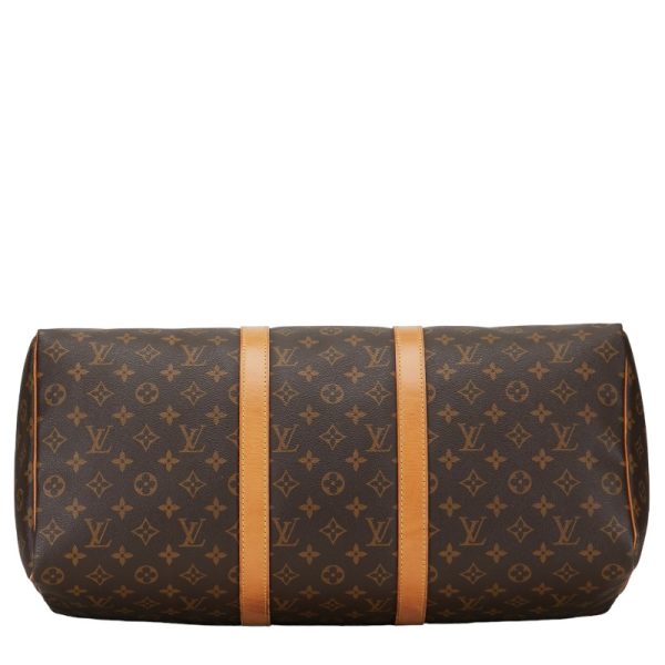 1 0151791 4 Louis Vuitton Monogram Keepall 50 Boston Travel Bag Brown