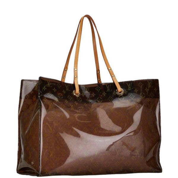 1 0156306 3 Louis Vuitton Monogram Hippo Cruise Tote Bag Brown