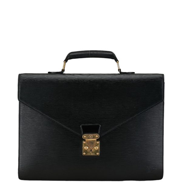 1 0156314 1 Louis Vuitton Serviette Business Bag Noir Black