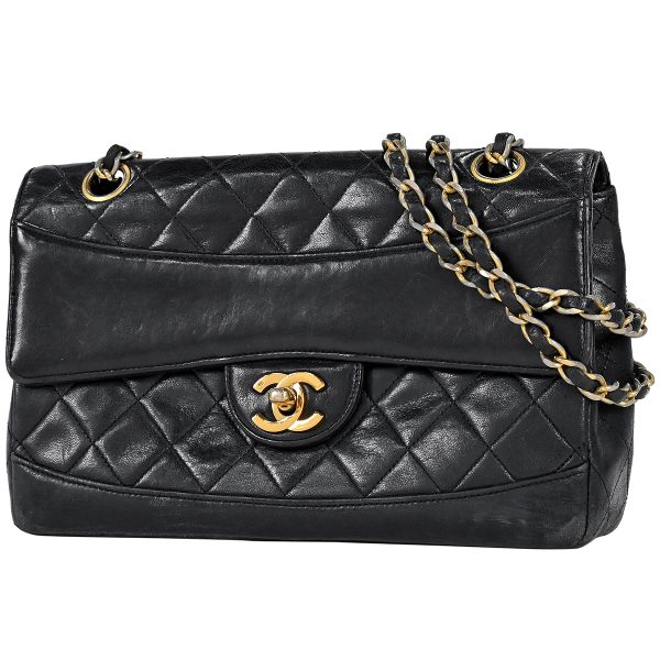 1000060826281 01 CHANEL Cocomark Chain Shoulder Leather Bag Black