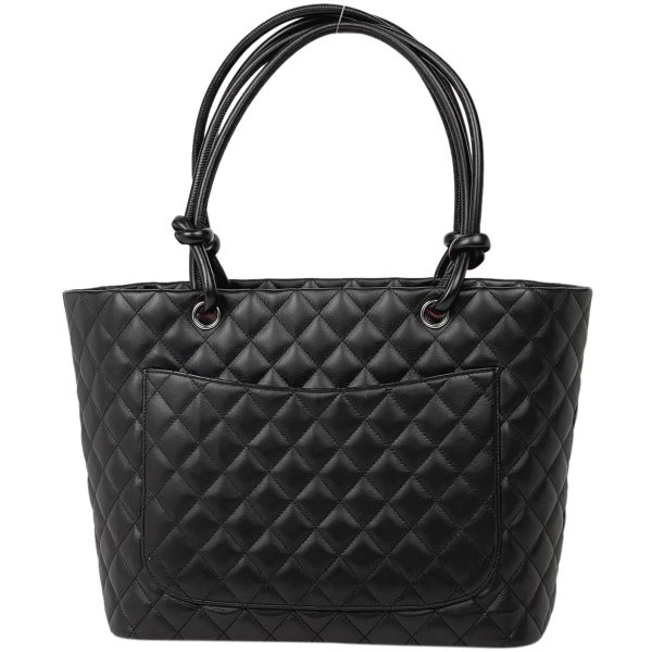 1000062222715 13 Chanel Cambon Line Large Tote Bag Black