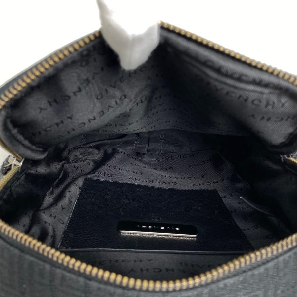 1000062960037 16 Givenchy Logo Shoulder Bag All Over Pattern Crossbody Canvas Black