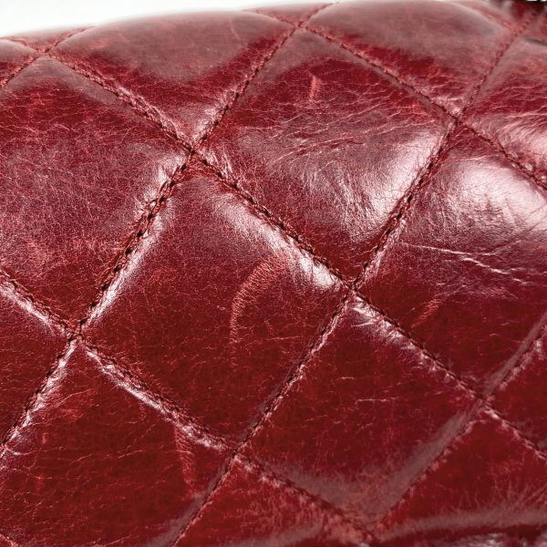 1000063842028 17 CHANEL Coco Mark Chain Shoulder Bag Matelasse Shoulder Bag Leather Red